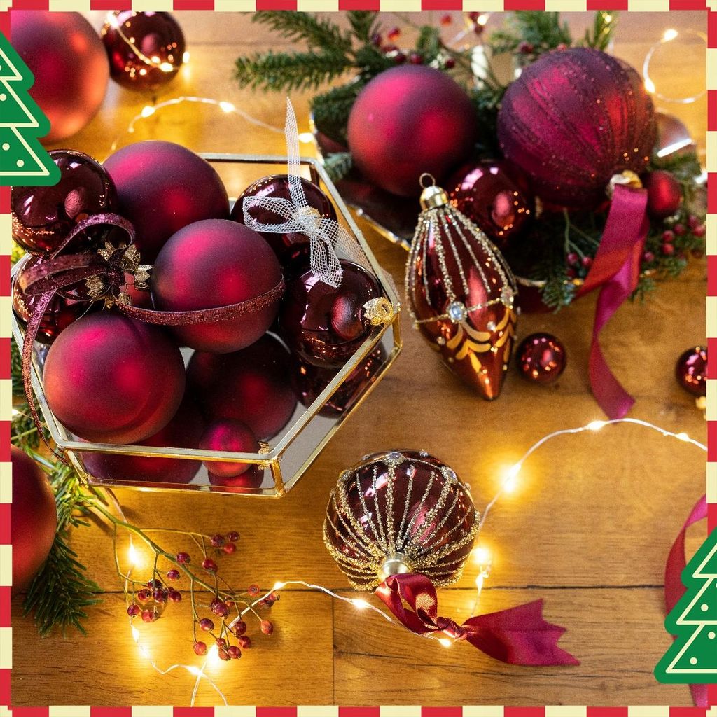 Decorazioni per l'albero di Natale Kaemingk Baubles di Immagine del prodotto 