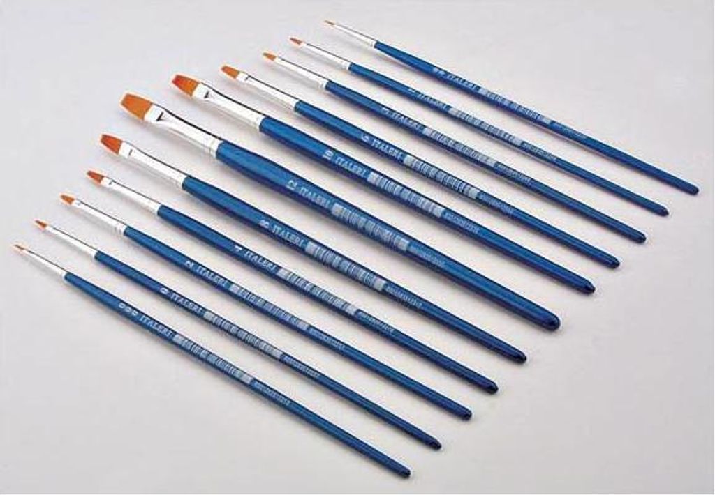 ITALERI IT51221 Synthetik-Pinsel, flach, 000 Produktbild 