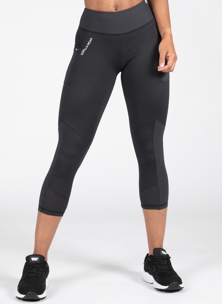 Gorilla Wear Monroe 7/8-Leggings – Schwarz – XS
