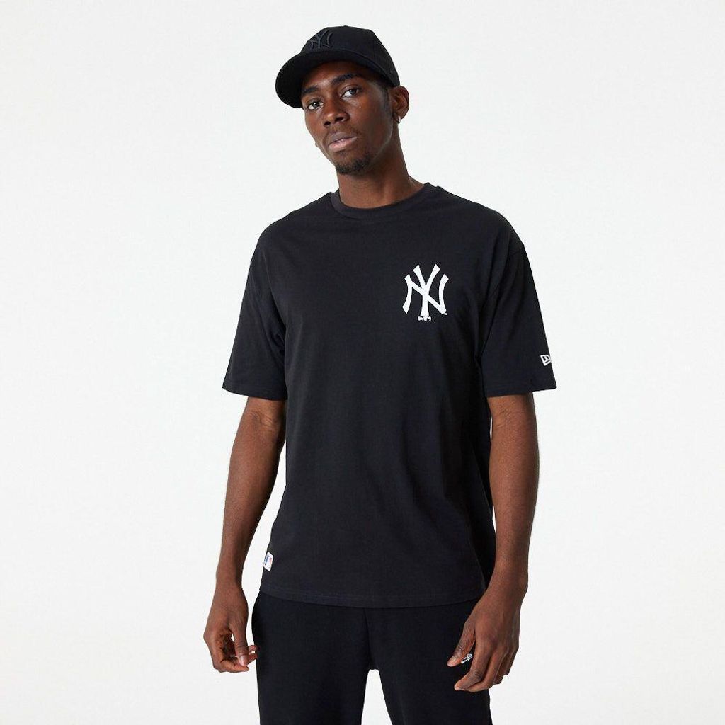 New Era MLB Essentials T-Shirt LC OS Tee NEYYAN BLKWHI Kleidung Größe S