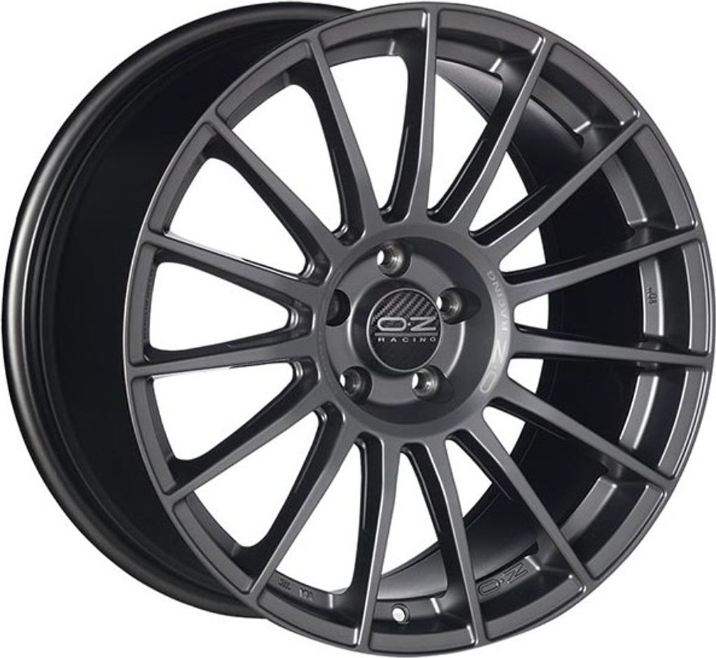 ALUFELGE OZ Racing SUPERTURISMO DAKAR 10x20 5x112 ET 43 MATT GRAPHITE SILVER LETTERING