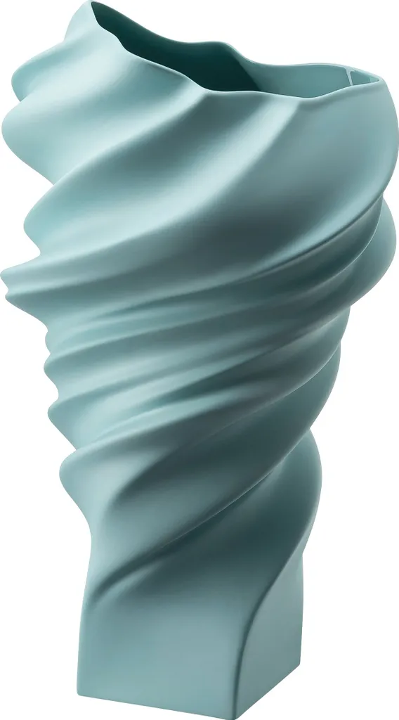 Vase de Décoration Salon Rosenthal Squall Mint 32 cm en Porcelaine