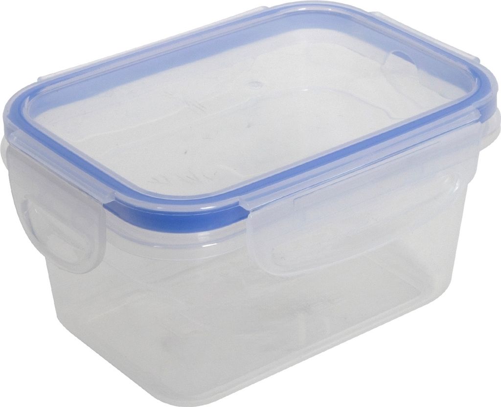 Aufbewahrungsbox - 13 x 7 cm - 430 ml - Transparent - Kunststoff - stapelbar - mit Deckel