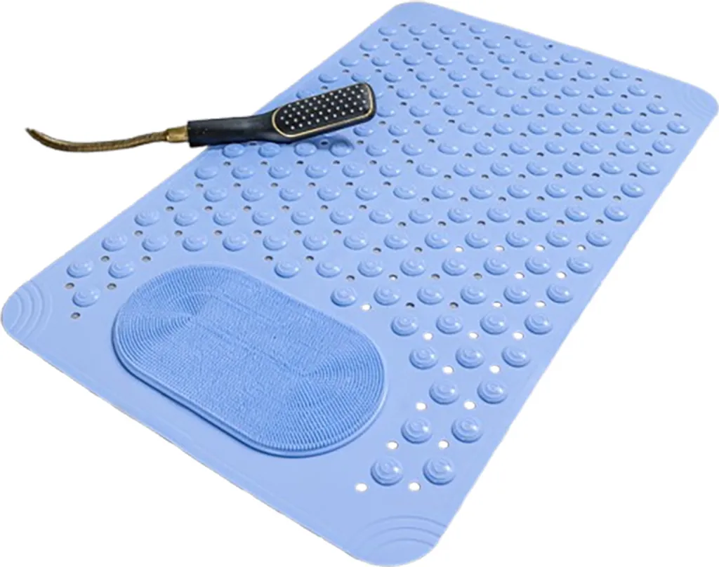Tappetino Doccia Antiscivolo INF Azzurro M in PVC - Design e Sicurezza