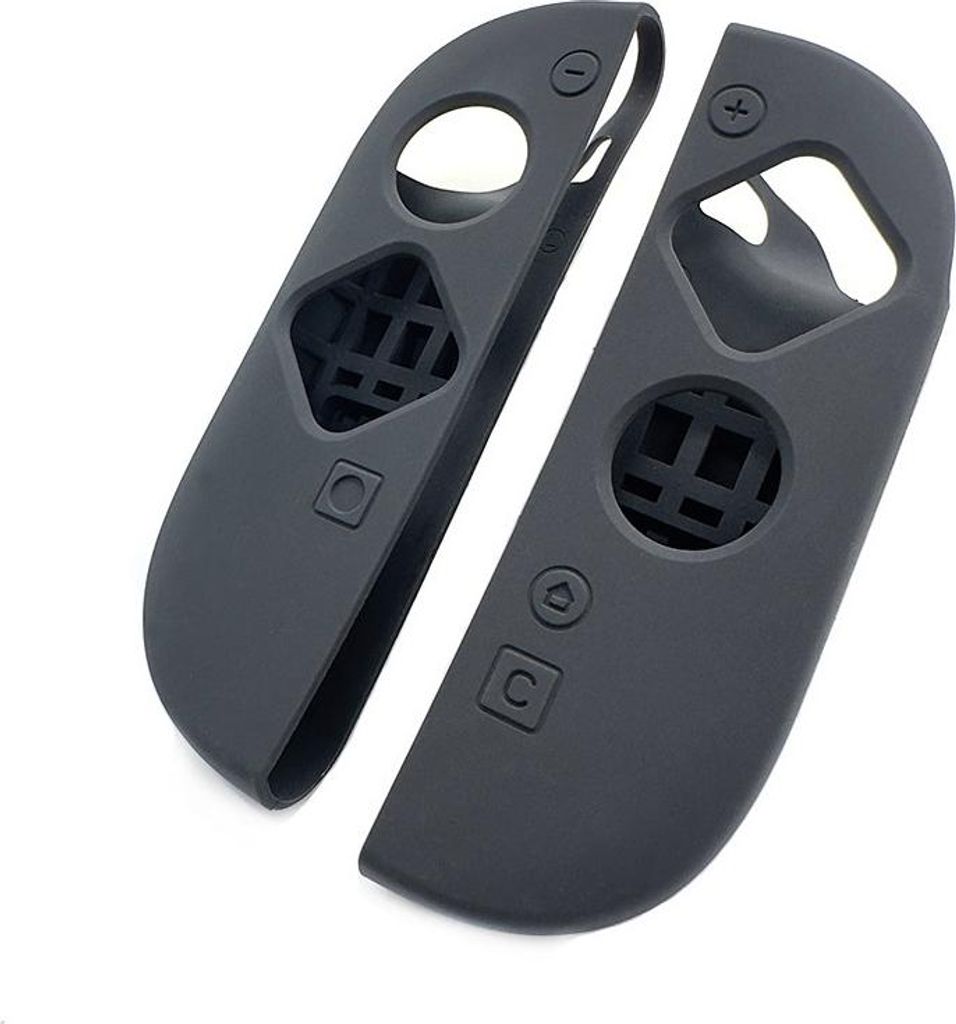 INF Nintendo Switch 2 Joy-Con Silikon Schutzhülle - 2er Set, Kratzfest Schwarz