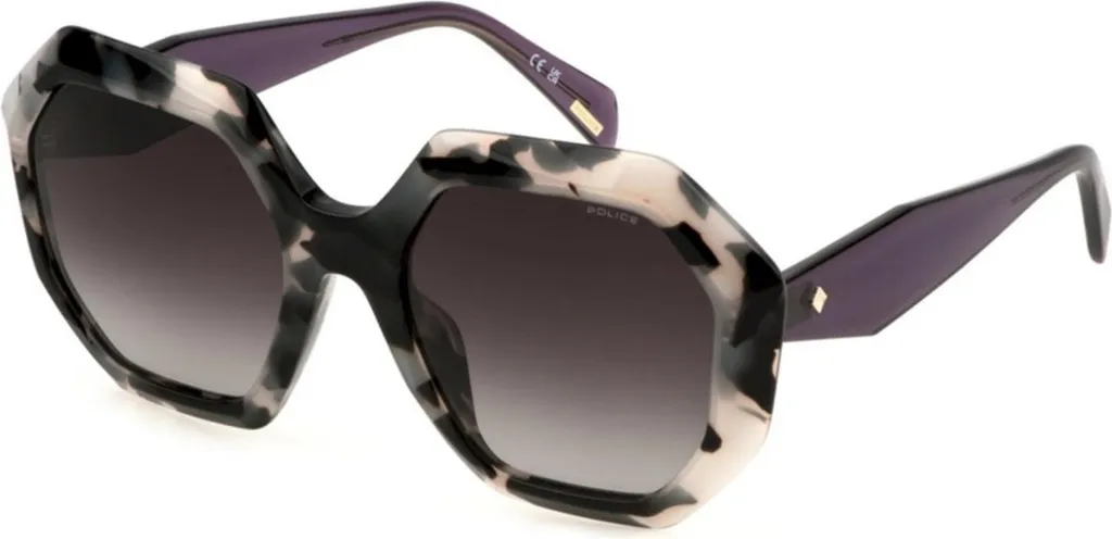 Police SPLM10 540M65 Lunettes de soleil avec verres dégradés et monture