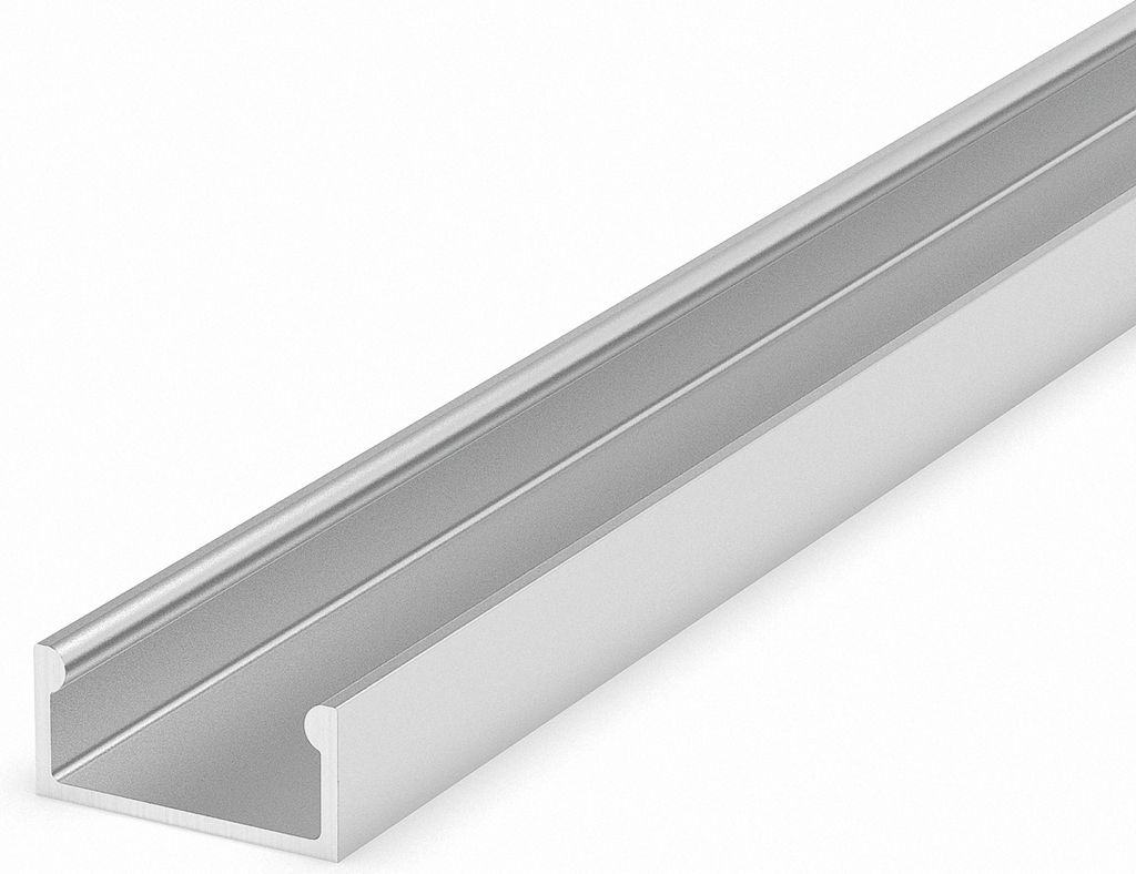 LED Profile in silber P4-1 100CM ohne Abdeckung für LED Produktbild 