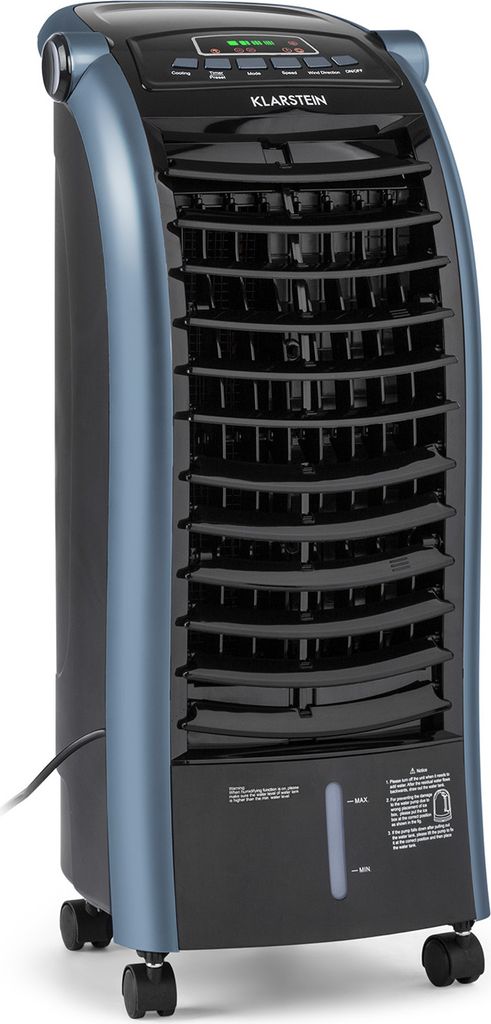 Klarstein Portable Air Cooler mit 444 m3/h Luftstrom, 55W Produktbild 