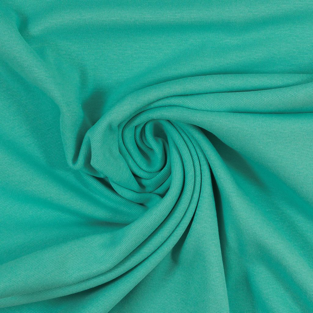 Designer Bündchenstoff Heike van Swafing – 95% Baumwolle 5% Elasthan | 100 | 240 g/m² Fein & Elastisch 0261 Mint