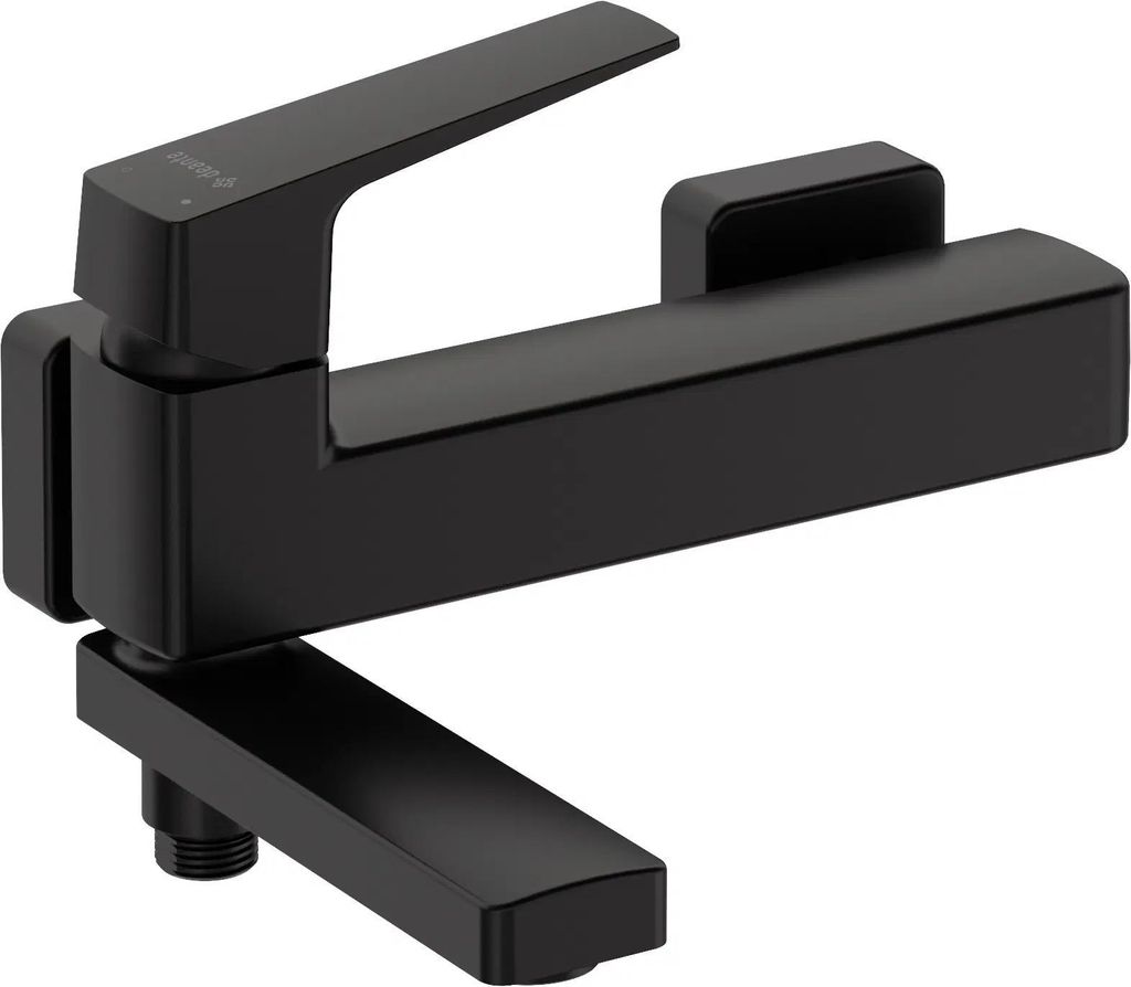 Wall-mounted bathtub mixer - with folding spout Produktbild 