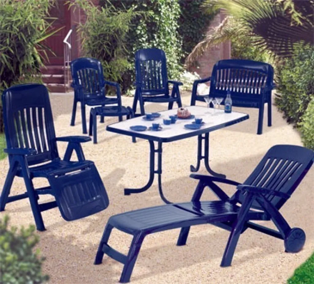 Fauteuil pliant Sieger Comtesse blanc pour balcon et petite terrasse - 13