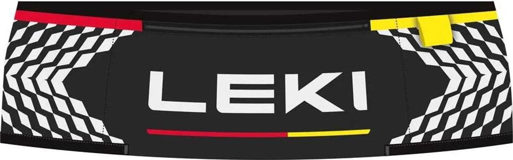 LEKI Trail Running Stockgürtel Black-White S/M 65-80cm