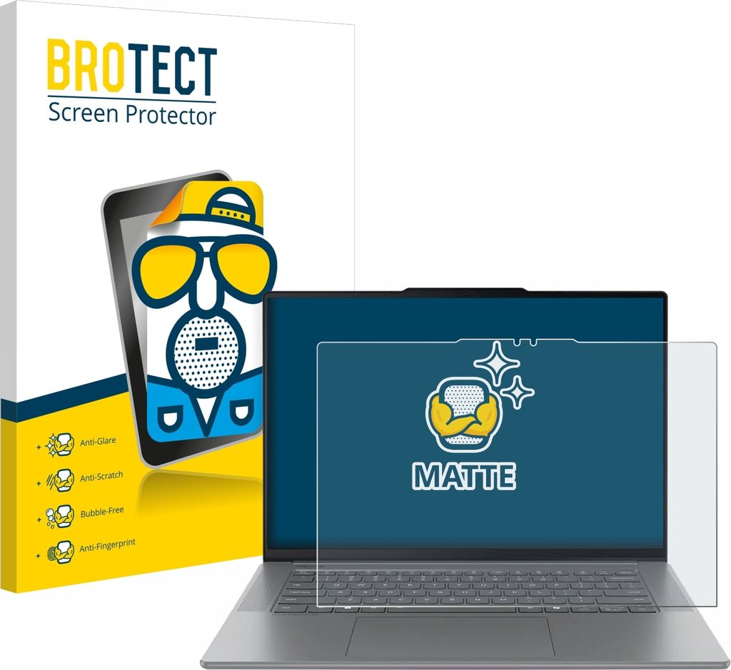 BROTECT Schutzfolie für Lenovo Yoga Slim 7 Gen 10 14" Aura Edition Displayschutz Displayschutzfolie Folie Matt Entspiegelungsfolie