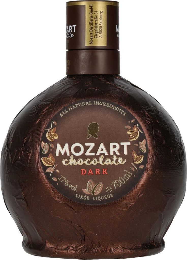 Mozart Dark Chocolate Chocolate Likör 17% Vol. 0.7L Produktbild 