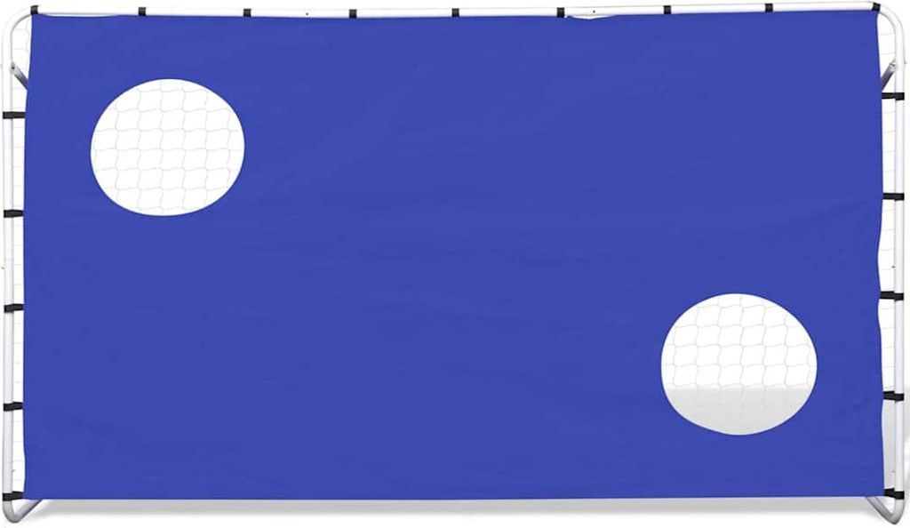vidaXL Futbalová bránka s bránkovou stenou 240x92x150 cm Obrázok produktu 