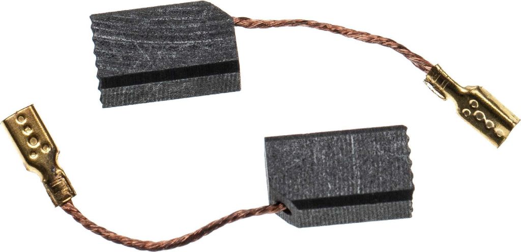 vhbw 2x Kohlebürste 15 x 8 x 6,3 mm kompatibel mit Black & Decker KR 850 CRE, KR 1000 C, KR 1000 RE, KS 810, KS 846, KS 800, KS 805 Elektrowerkzeug
