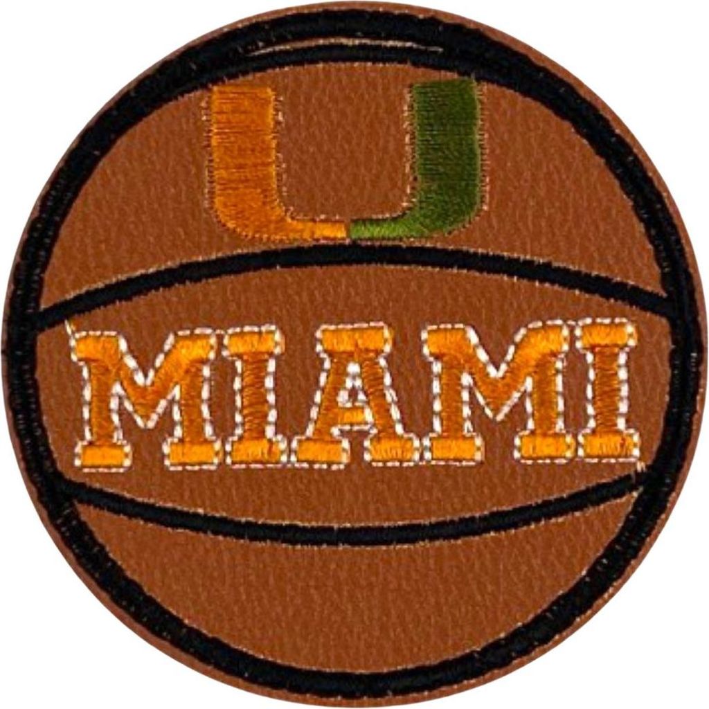 Basketball-Miami-Emblem-Aufnäher zum Aufbügeln