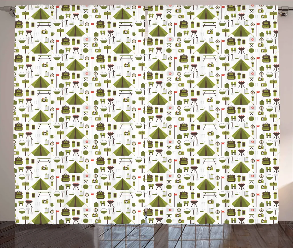 Tenda Rustica ABAKUHAUS 280x175 cm | Lavabile e Colorata per Bambini