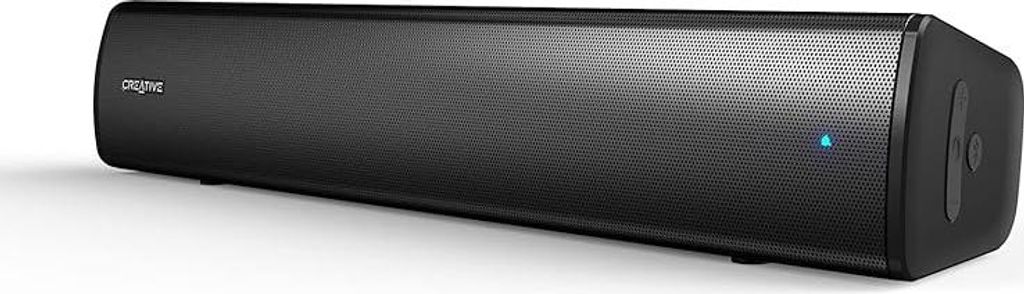 CREATIVE Stage Air V2 Kompakte USB- unter dem Monitor Soundbar für PC, mit Bluetooth 5.3, Dual-Driver und Passivstrahler, bis zu 6 Stunden Spielze...