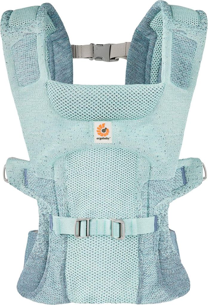 Ergobaby Aerloom Babytrage für Neugeborene bis zum Kleinkind, 3-Positionen Ergonomische Babybauchtrage Rückentrage Baby-Tragetasche aus Formaknit...