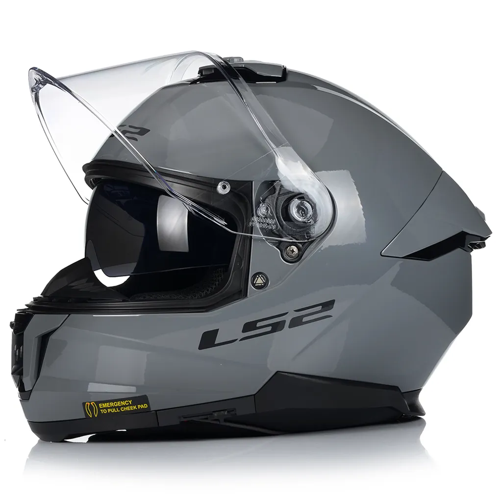 Casque Intégral LS2 FF808 STREAM II Solid Gris Nardo Brillant Taille M - 2