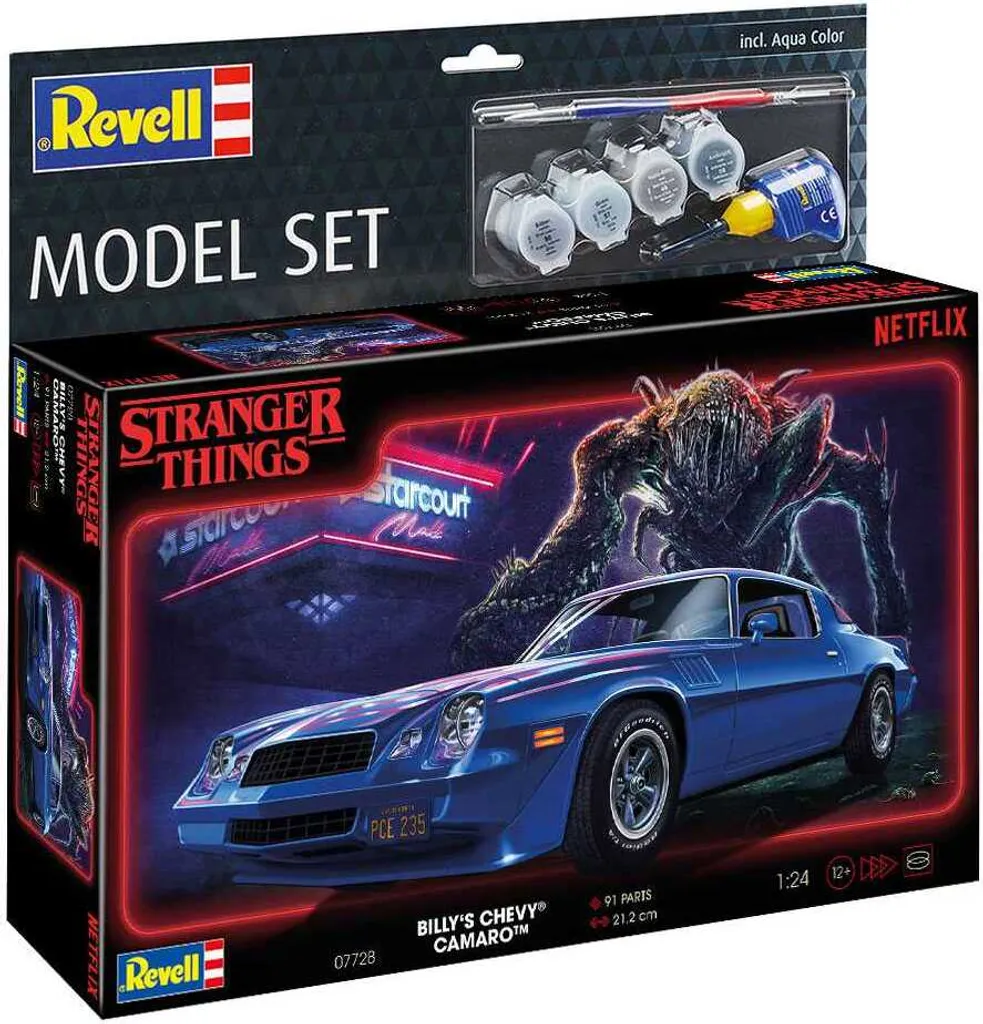 Maquette à Monter Chevy Camaro Z/28 Stranger Things 1:24 Revell 07692