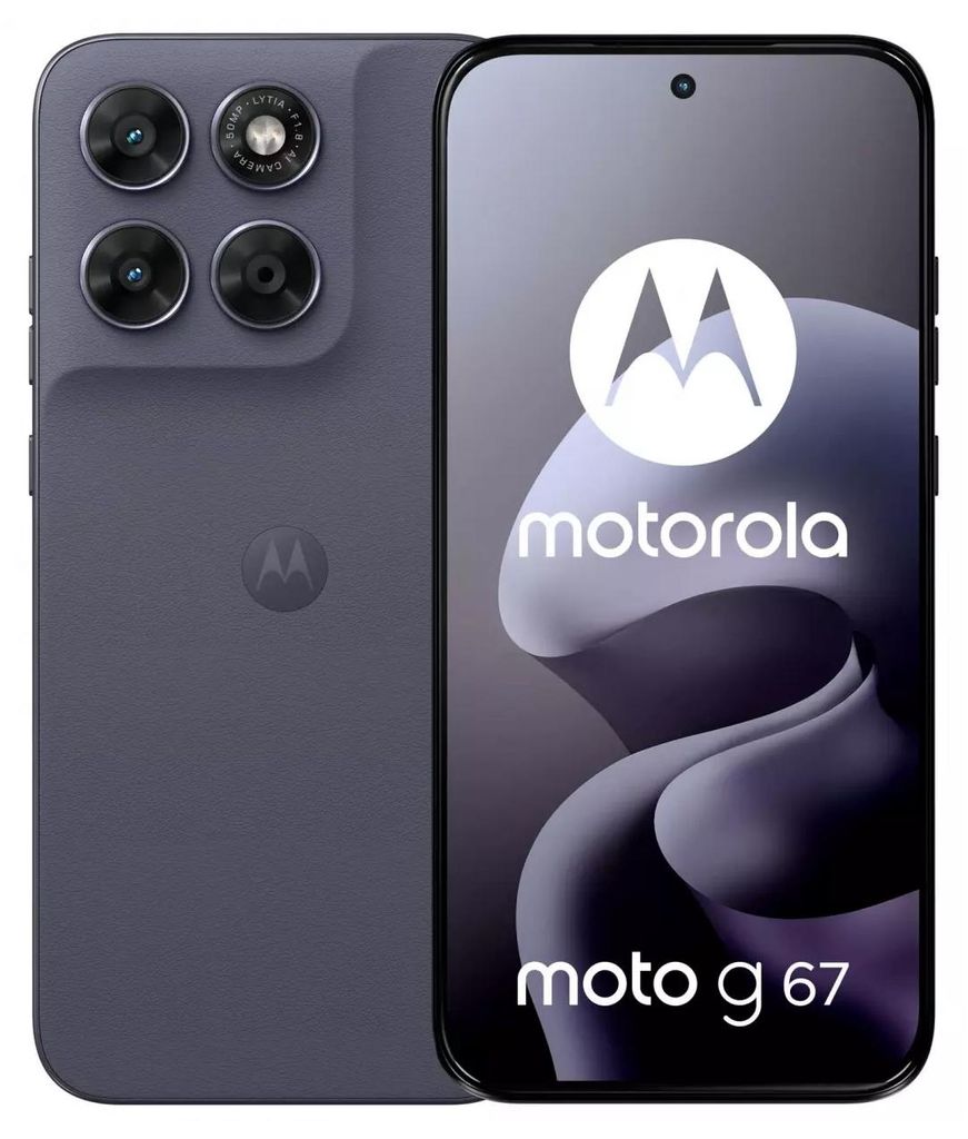 Motorola moto g67 , 17,3 cm (6.8"), 4 GB, 256 GB, 50 MP, Android 16.0, Grau