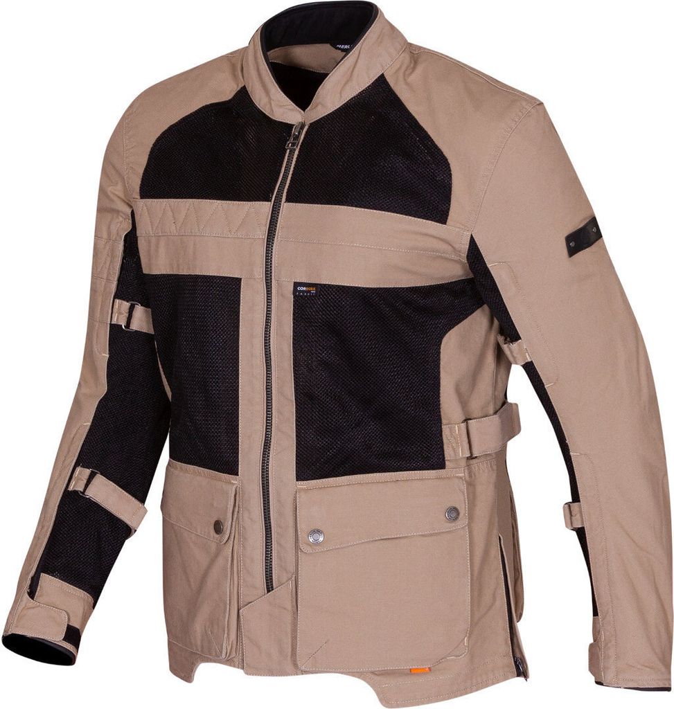 Merlin Mahala D3O Raid Explorer Motorrad Textiljacke, sand, XL