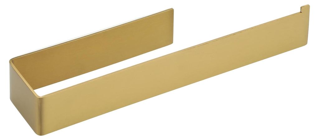 Handtuchhalter ohne Bohren, 25CM 304 Edelstahl Handtuchstange zum Kleben für Bad & Küche,Modernes Design (Gold)