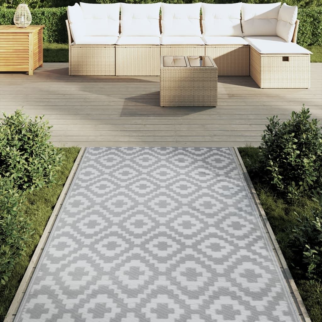 Stabli Outdoor-Teppich ARAKIL Grau 120x180cm PP - Teppiche DE438955 - Teppiche