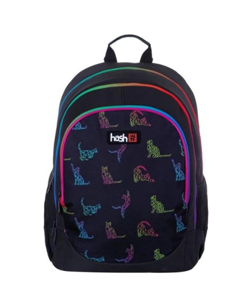 Sac à dos KITTY SMILE Hash confortable avec dos rembourré et bretelles