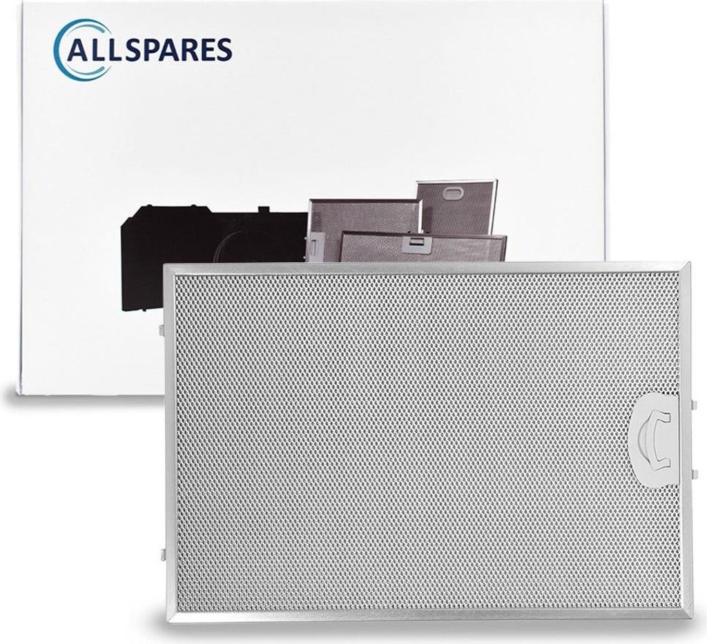 AllSpares Metallfilter für Dunstabzugshauben geeignet für AS-MF310, 742967, 00742967 (388x265x8mm)