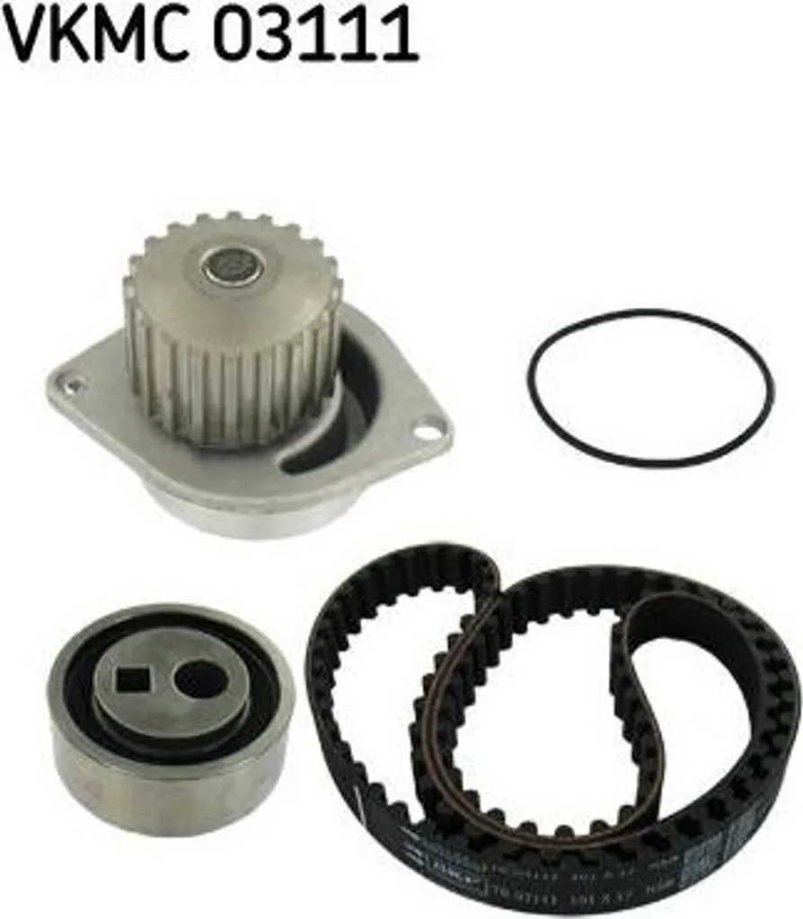 Évitez la Casse Moteur : Pompe à Eau + Kit Courroie SKF VKMC 03111 OE