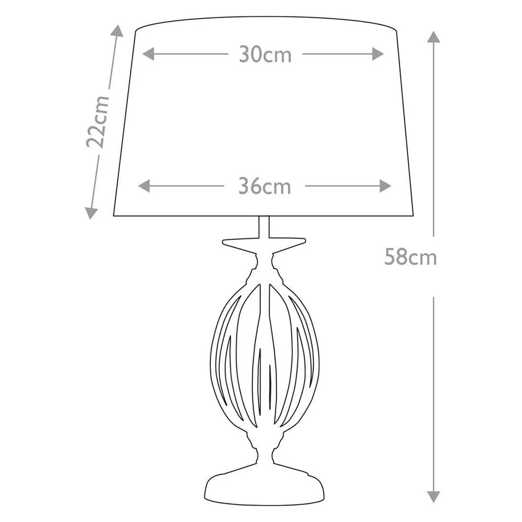Lampe de table Aegean Elstead en laiton classique avec douille E27 60W - 6