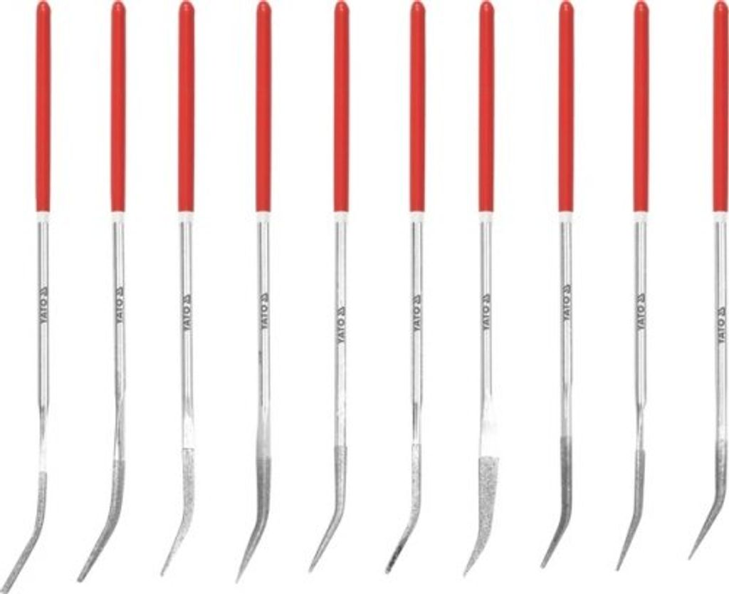 Sada pilníků jehlových diamantových 3 x 140 mm 10 ks 30 mm Obrázek produktu 