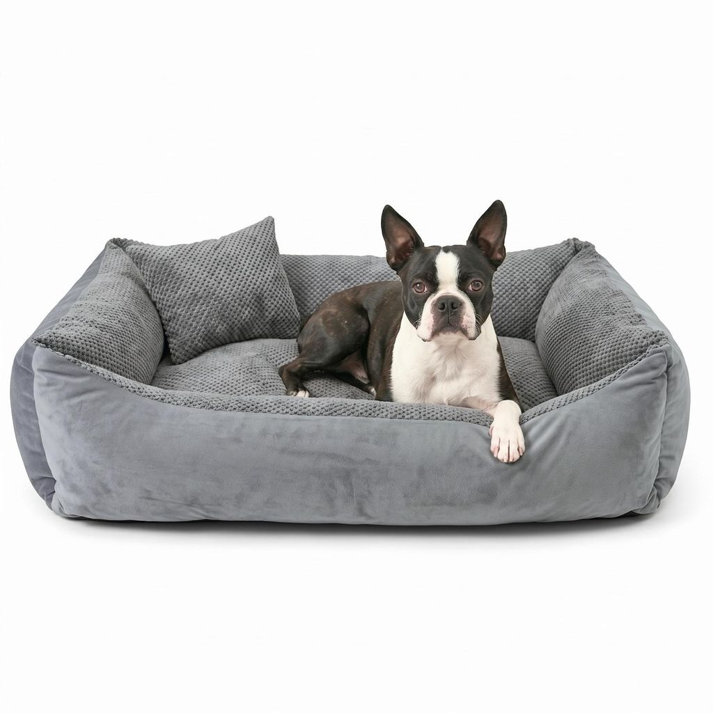 4L Textil TEO Hundekorb mittelgroße Hunde Kuscheliges Produktbild 