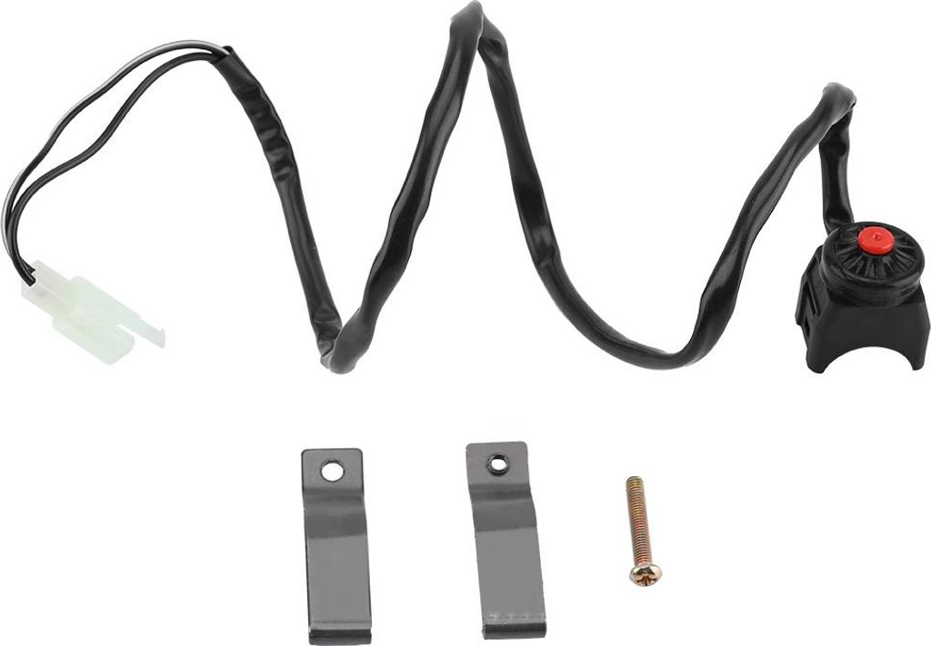 Universeller Lenkerhorn -Stoppschalter, 80 cm Taste für 22 mm (7/8) Balken Die meisten Arten von Motorrädern