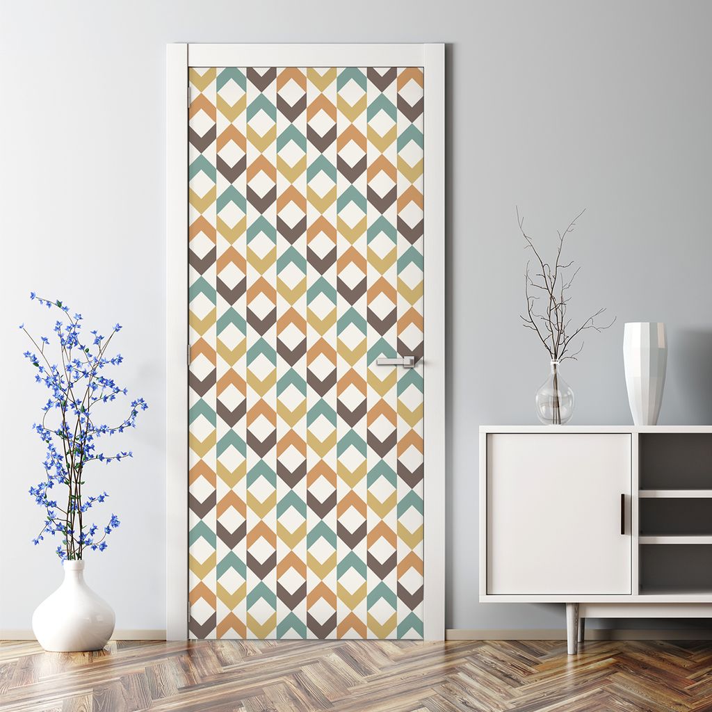 Dekorative Aufkleber selbstklebend Klebefolie Wandaufkleber Türposter Würfel Punkte Subtil 70 x 200 cm