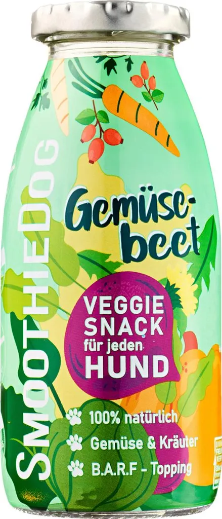 Smoothie Végétarien pour Chiens Difficiles - Aide la Digestion Sensible - 5