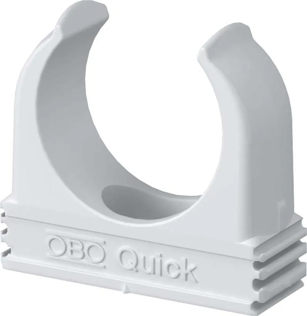 Clip rapida 2955 F/M25 bianco puro OBO 2149363 | Fissaggio Professionale