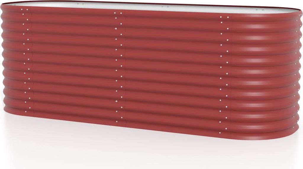Vitavia Hochbeet "Vita BASIC L" rubin rot 242 x 82 x 86 cm (L x B x H)