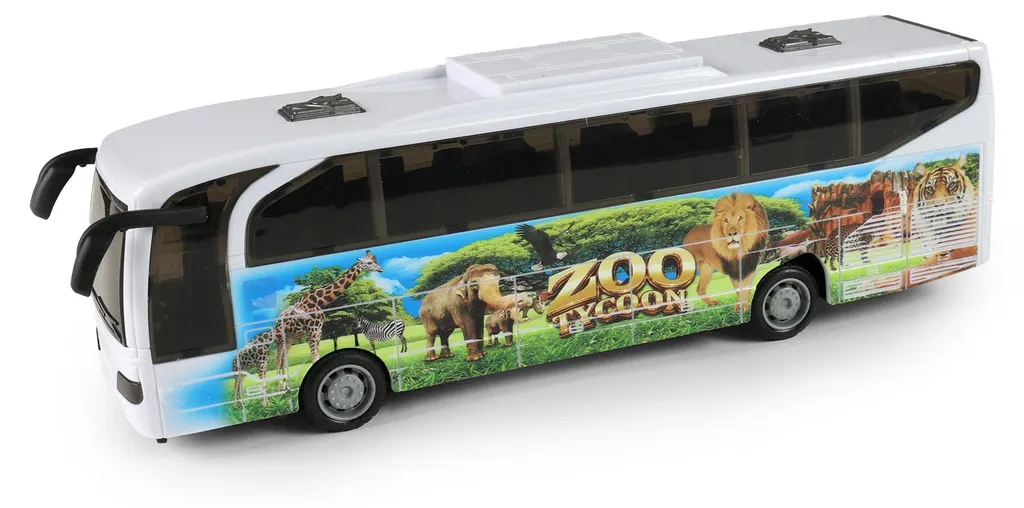 Bus de Zoo Interactif 23 cm - Le Cadeau Idéal pour Apprendre le Zoo