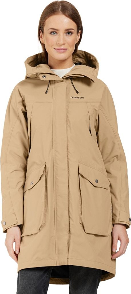 Didriksons Thelma Damen Parka 10, Größe:36, Farbe:wood