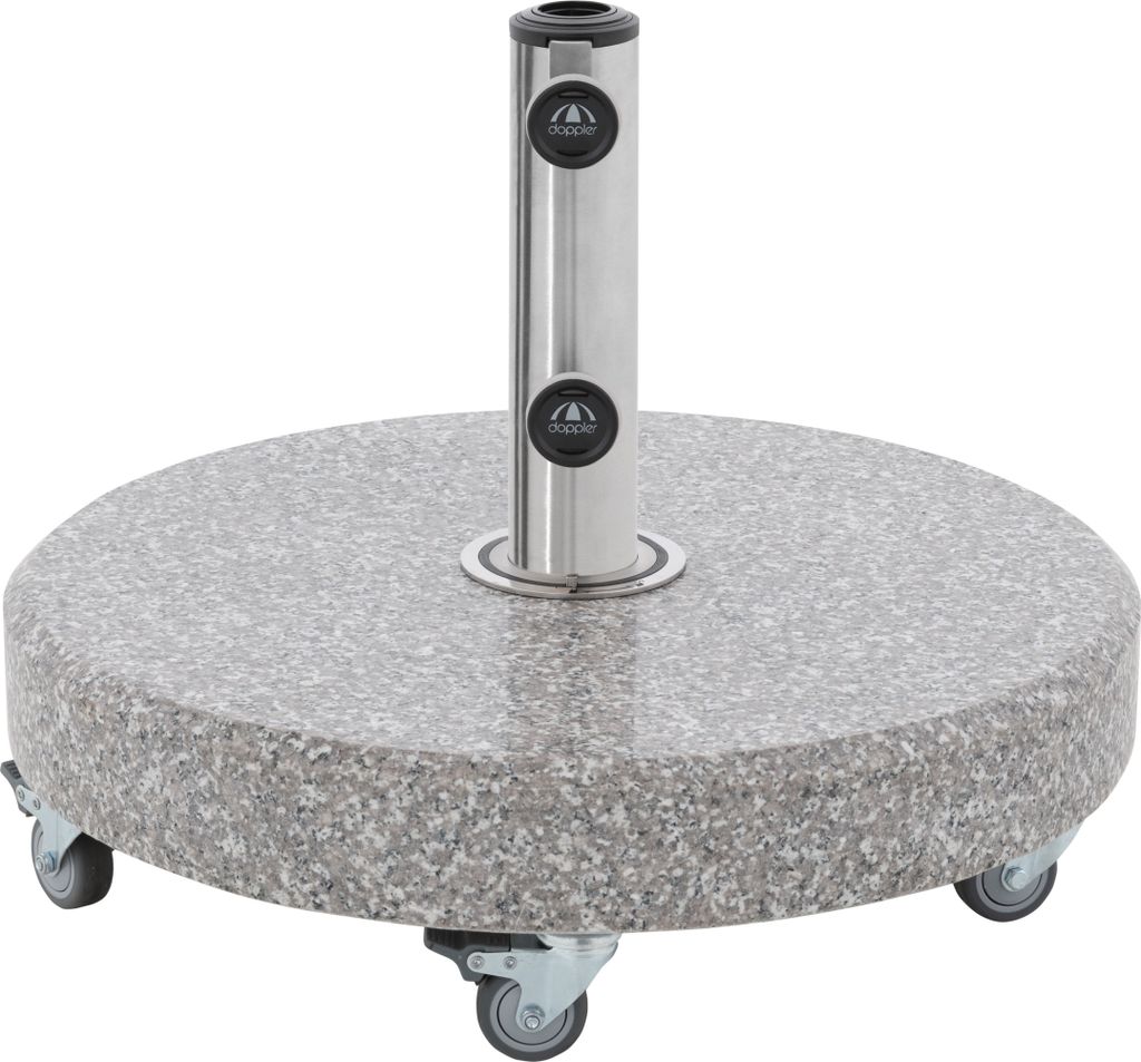 doppler Granitsockel EXPERT CLICK-IT 50 kg, Hellgrau