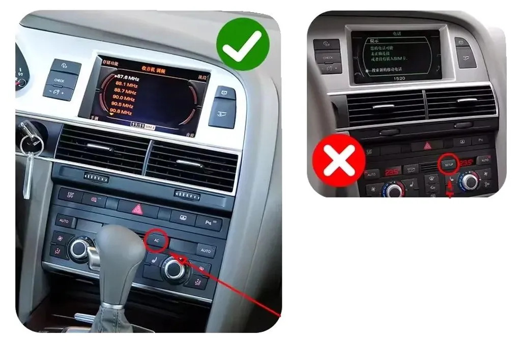Adaptateur CarPlay sans fil et Android Auto pour Audi A6 Q7 MMI 3G