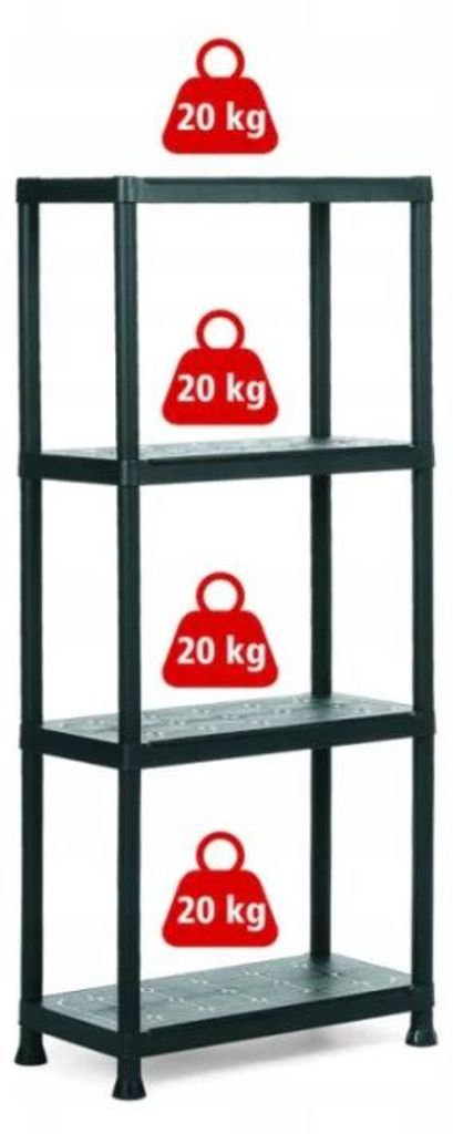 Regał Garażowy Warsztatowy Keter Plus Shelf 4 półki 20 kg Zdjęcie produktu 