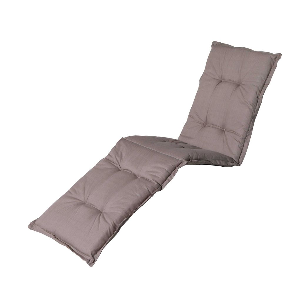 Liegenauflage Basic ca.200 x 65 cm taupe 50% Baumwolle / 50% Polyester