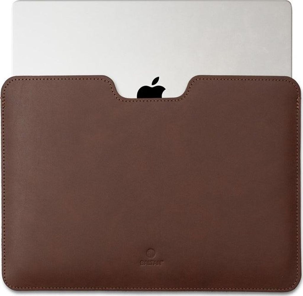 Hülle für MacBook Air 13,6" M4 2025, Baltan Sleeve Razor, Dunkelbraun