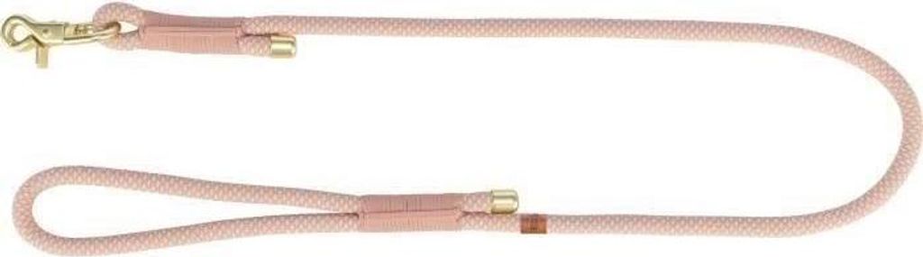 Hundeleine TRIXIE Soft Rope, 1 m Länge, 10 mm Durchmesser, Nylon-Corde, Rosa und Hellrosa, Größe S-XL