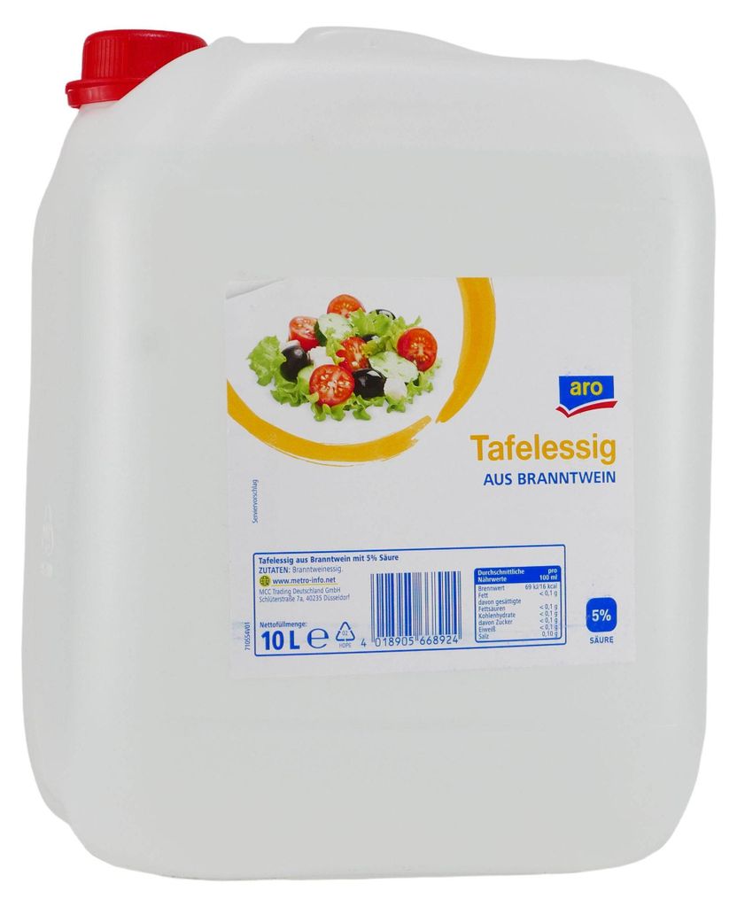 aro Tafelessig 5% Säure 10L Produktbild 